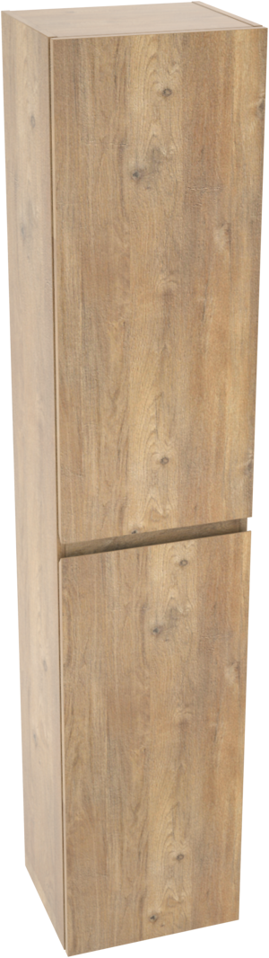 Linie Lado zwevende badkamerkast naturel eiken 35 x 30 x 170 cm