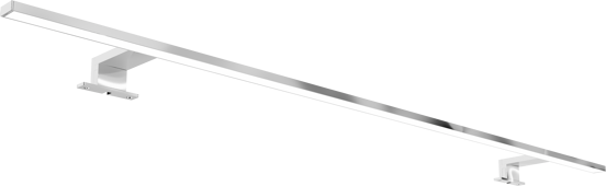 Luca Varess Cubico LED luminaire 120 cm chrome, 4000K