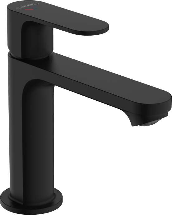 Hansgrohe Rebris 110 Niedrige Waschtischarmatur Schwarz matt