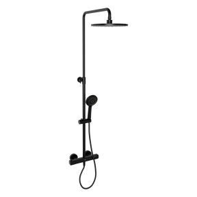 Blaufoss Bodan 250 regendoucheset thermostatische kraan mat zwart