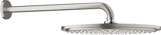 Grohe Rainshower Cosmopolitan 310 tête de douche ronde avec support mural 31 cm Supersteel