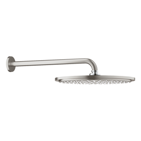 Grohe Rainshower Cosmopolitan 310 tête de douche ronde avec support mural 31 cm Supersteel