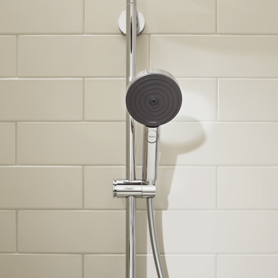 Hansgrohe Pulsify 260 opbouw regendoucheset thermostatische kraan glanzend chroom