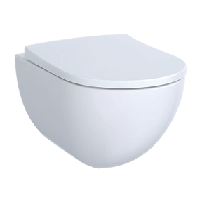 Geberit Acanto Hänge WC: Weiß glänzend, spülrandlos