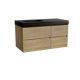 Storke Edge badkamermeubel met Scuro High wastafel