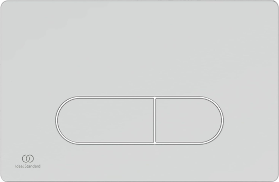 Oleas M1 bedieningspaneel mat chroom voor Ideal Standard ProSys inbouwreservoir