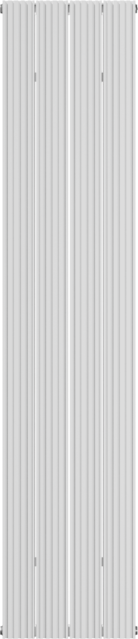 Vipera Mares dubbele handdoekradiator 37,5 x 180 cm centrale verwarming mat wit zij- en middenaansluiting 1477W