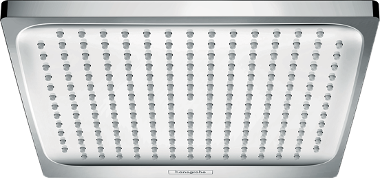 Hansgrohe Crometta E240 tête de douche carré 24 x 24 cm chrome brillant