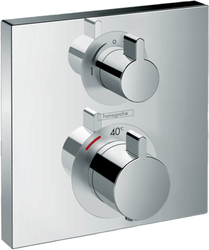 Hansgrohe Ecostat Square thermostat de douche encastré chrome brillant