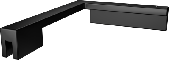 Balmani Modular korte stabilisatiestang links 18x14cm mat zwart
