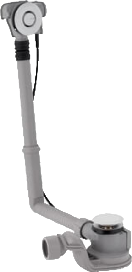 Geberit Uniflex siphon baignoire à pression avec trop plein chrome