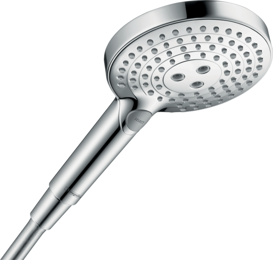 Hansgrohe Raindance Select S120 douchette 3 fonctions de jet chrome brillant