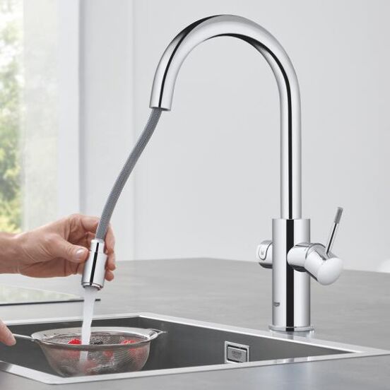 Grohe Blue Home robinet de cuisine avec douchette extractible chrome brillant 31541000