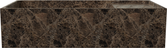 Balmani Dama fonteintje 42 x 21 cm Dark Emperador marmer