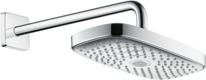 Hansgrohe Raindance Select E 300 tête de douche rectangulaire avec support mural 30 cm chrome brillant