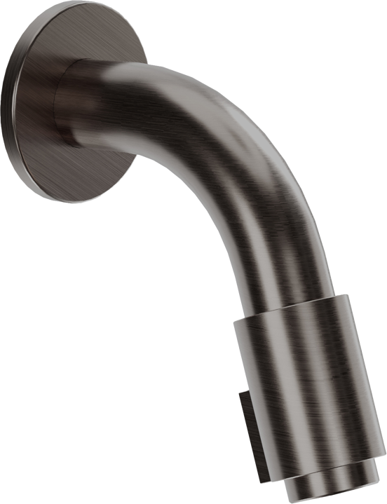 Blaufoss Ottawa Kaltwasserhahn: Wandmontage, Brushed Gunmetal