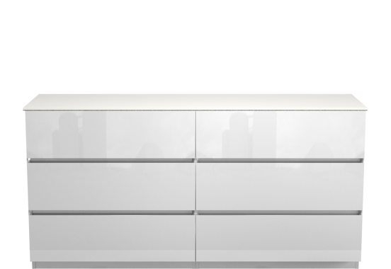 Storke Edge meuble salle de bains à poser 170 x 52 cm blanc brillant avec Tavola tablette simple ou double en solid surface blanc mat