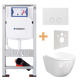 Pack WC promo Geberit UP320 avec WC suspendu Moreno