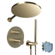 Blaufoss Smartbox Round set de douche pluie encastré, élément encastré inclus