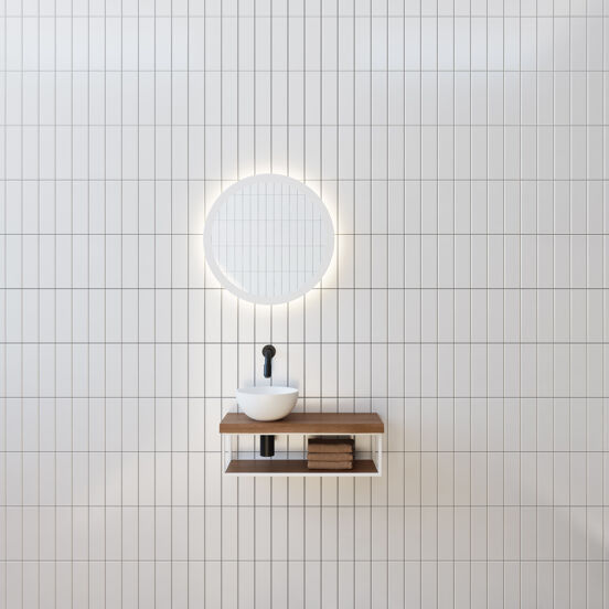 Balmani Giro miroir rond lumineux Ø 45 cm