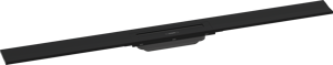 Hansgrohe RainDrain Flex caniveau de douche découpable montage mural 100cm noir mat
