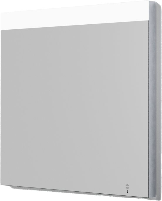Storke Lucera miroir rectangulaire lumineux 75 x 70 cm