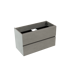 Storke Edge zwevende wastafelonderkast 80 x 40 cm beton donkergrijs 2 lades