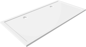Luca Varess Soft receveur de douche 200 x 100 cm acrylique blanc brillant