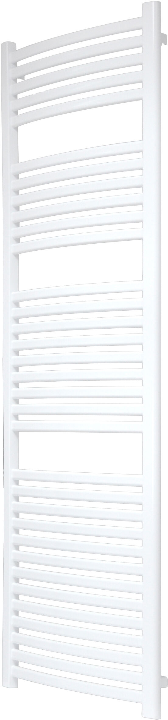 Vipera Kanza Rx sèche-serviettes simple 50 x 180 cm chauffage électrique blanc brillant raccordement latéral 781W, résistance incluse