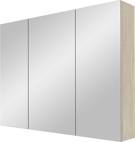 Linie Montro armoire de toilette 100 x 75 cm chêne blanc