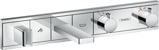 Hansgrohe Rainselect inbouw badmengkraan glanzend chroom