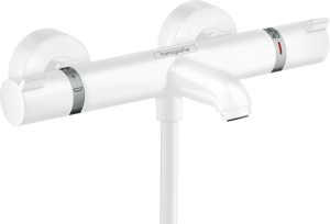 Hansgrohe Ecostat Comfort robinet de bain robinet thermostatique montage mural extérieur blanc mat