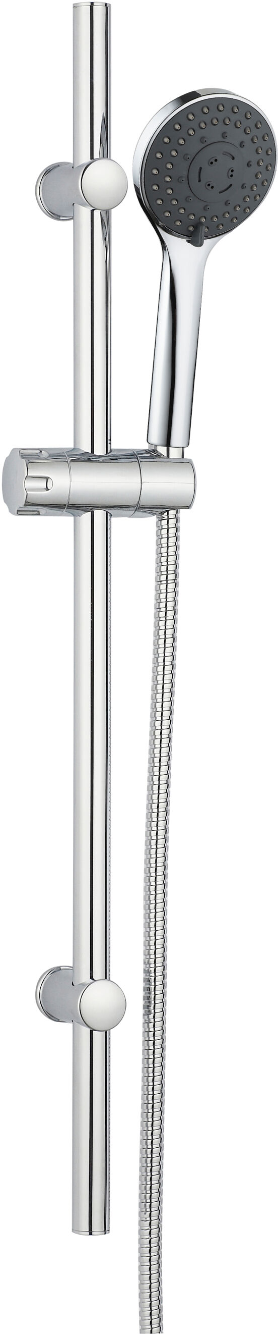 Linie Sunny 105 glijstangset ø9,5cm 3 functies chroom