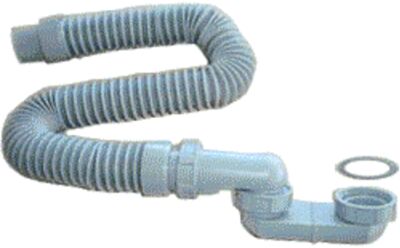 Santeg flexible siphon pour baignoire sans trop-plein