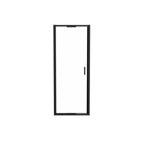 Luca Varess Vidor In Dusche Drehtür 80 cm x 190 cm Klarglas matt Schwarz profil
