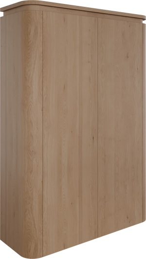 Balmani Moon zwevend badkamerkast natuur eik 90 x 32 x 130 cm