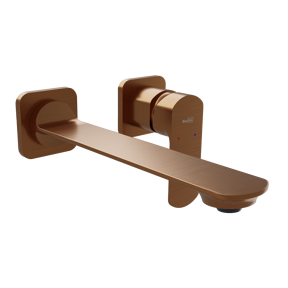 Blaufoss Bodan inbouw wastafelkraan brushed rosegold incl. inbouwelement