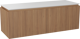 Balmani Eclips meuble salle de bains avec tablette pour vasques Eclips