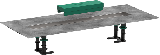 Hansgrohe RainDrain Installationset für Duschrinne 60cm Für Raindrain Match ou Rock