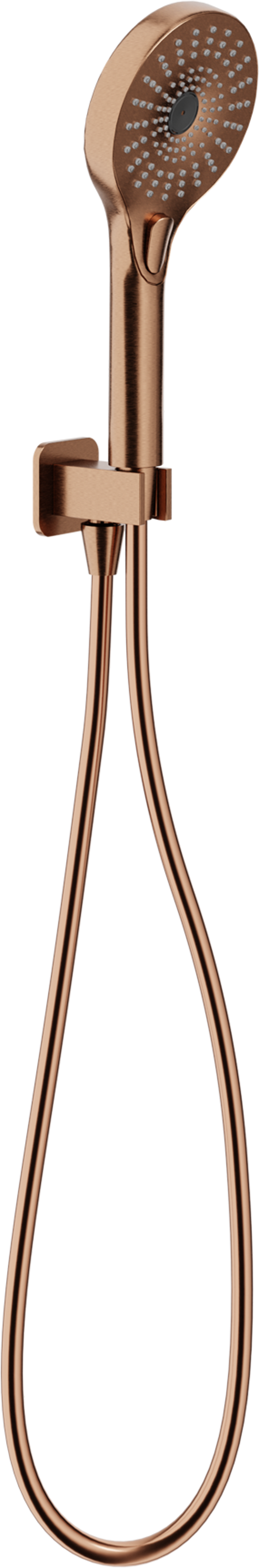 BLAUFOSS Onos Handdoucheset met doucheslang aansluiting 3 straalfuncties Brushed Rosegold
