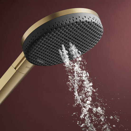 Hansgrohe Raindance Alive Select S 125 Handbrause-Set 3 Strahlfunktionen Brushed Bronze
