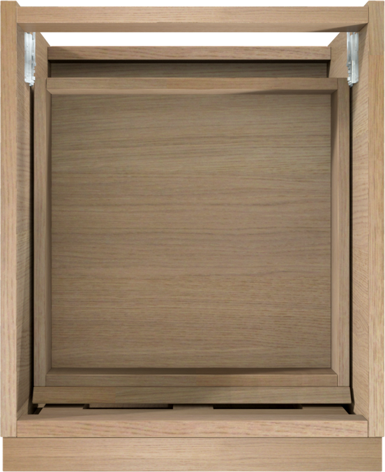 Balmani Forma meuble sous-lavabo suspendu 45 x 55 cm chêne naturel 2 tiroirs