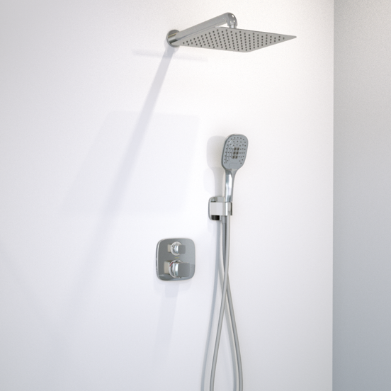 Hansgrohe FixFit Porter E Wandhalter mit Duschschlauchanschluss 1/2" chrom glänzend