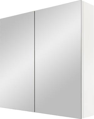 Linie Montro spiegelkast 80 x 75 cm hoogglans wit