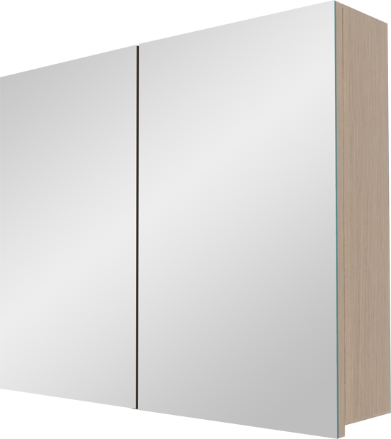 Balmani Legno armoire de toilette 75 x 72 cm chêne vieilli