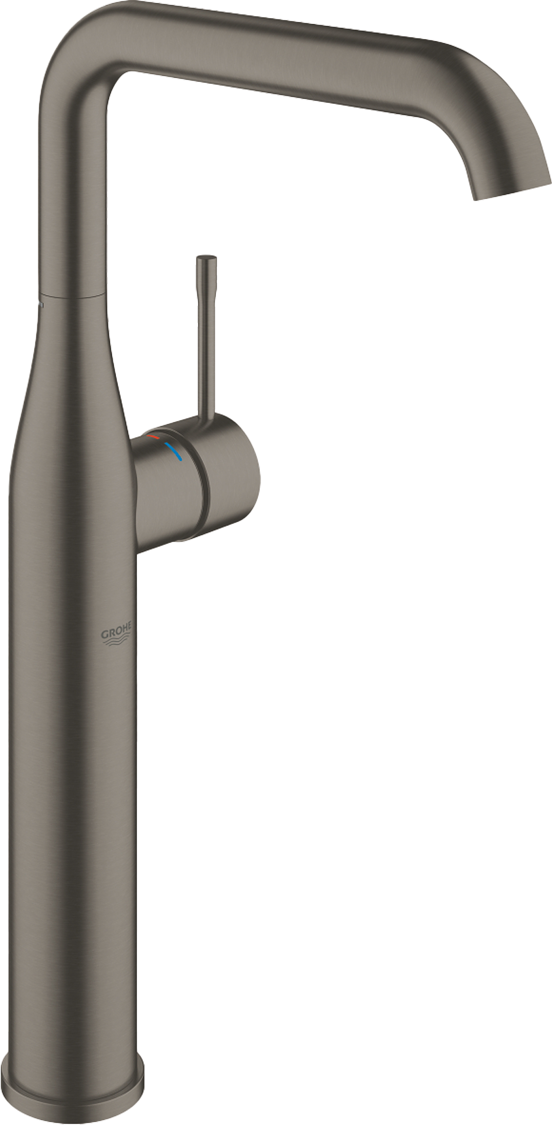 Grohe Essence verhoogde wastafelkraan Brushed Hard Graphite
