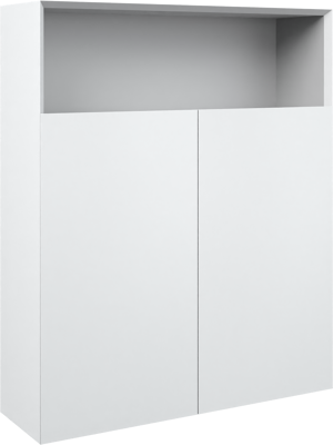 Balmani Idra zwevende badkamerkast mat wit 100 x 30 x 120 cm