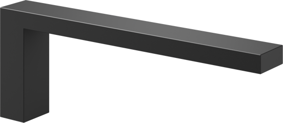 Blaufoss Noma Small handdoekhouder mat zwart 19cm