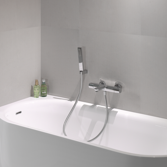 Blaufoss Boris robinet de bain thermostatique chrome brillant