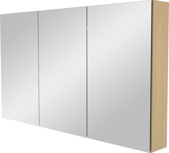 Storke Reflecta spiegelkast 130 x 75 cm natuur eik